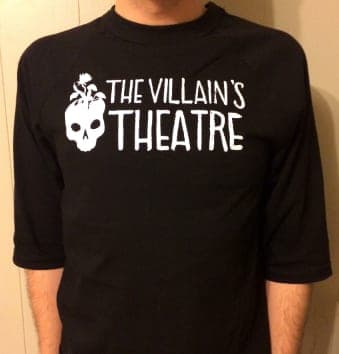T-Shirt: THE VILLAIN’S THEATRE baseball-style